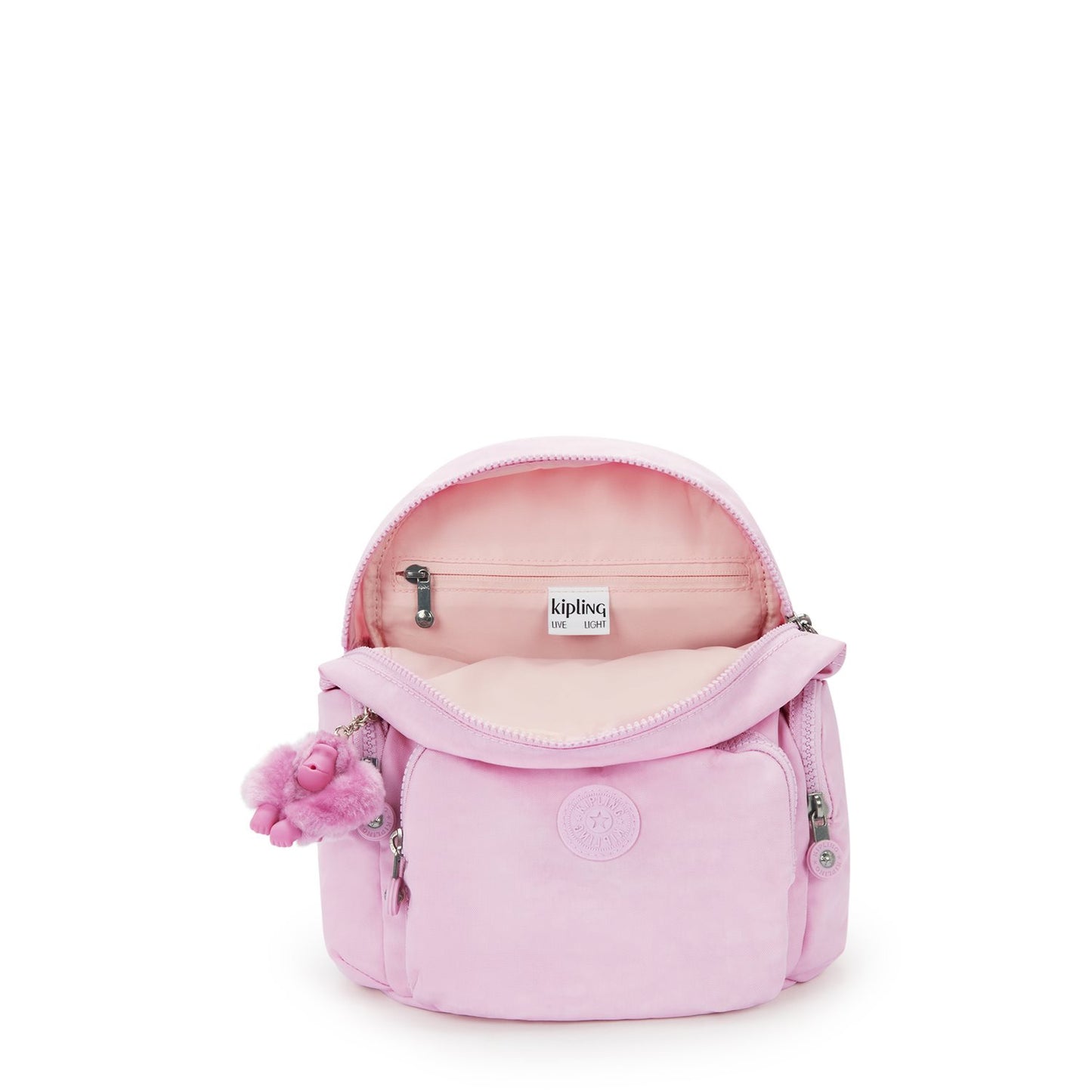 Kipling City Zip Mini blooming pink