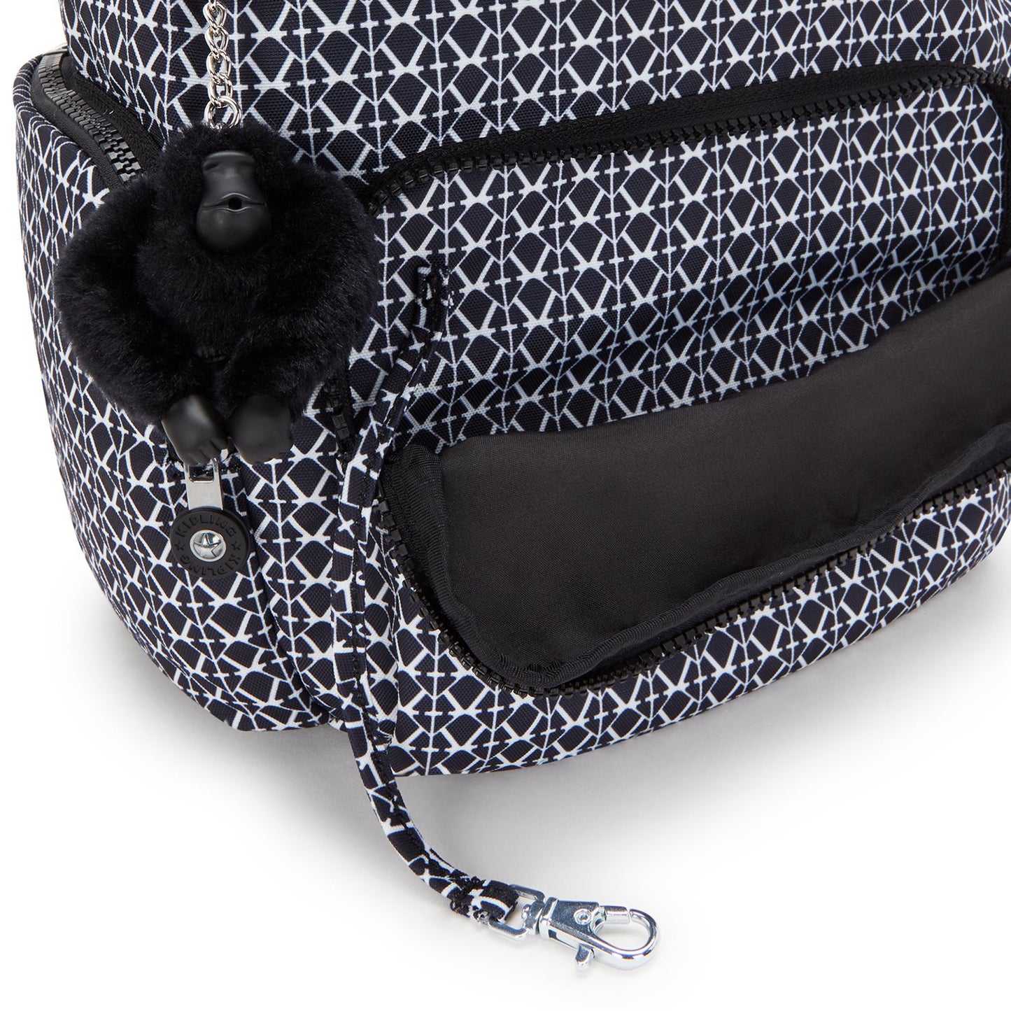 Kipling City Zip S signature print
