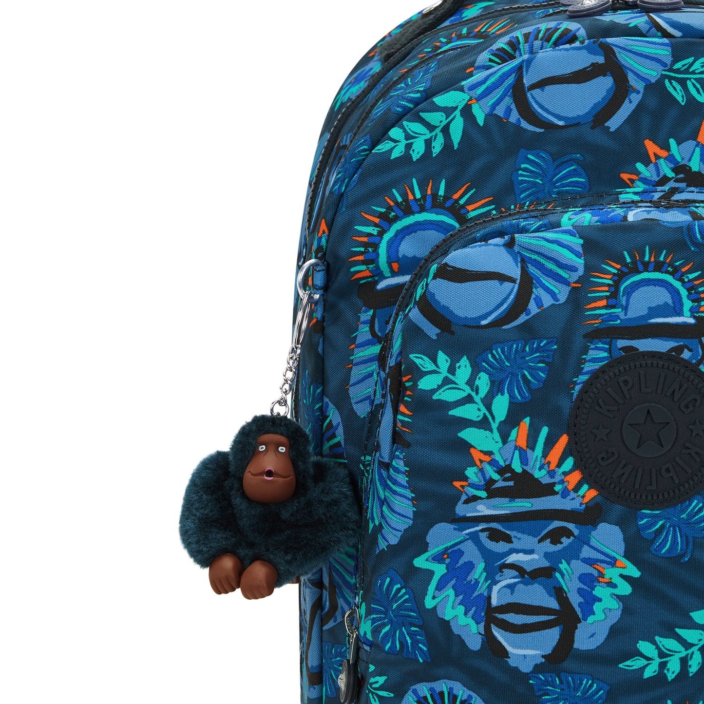 Kipling Class Room blue monkey fun