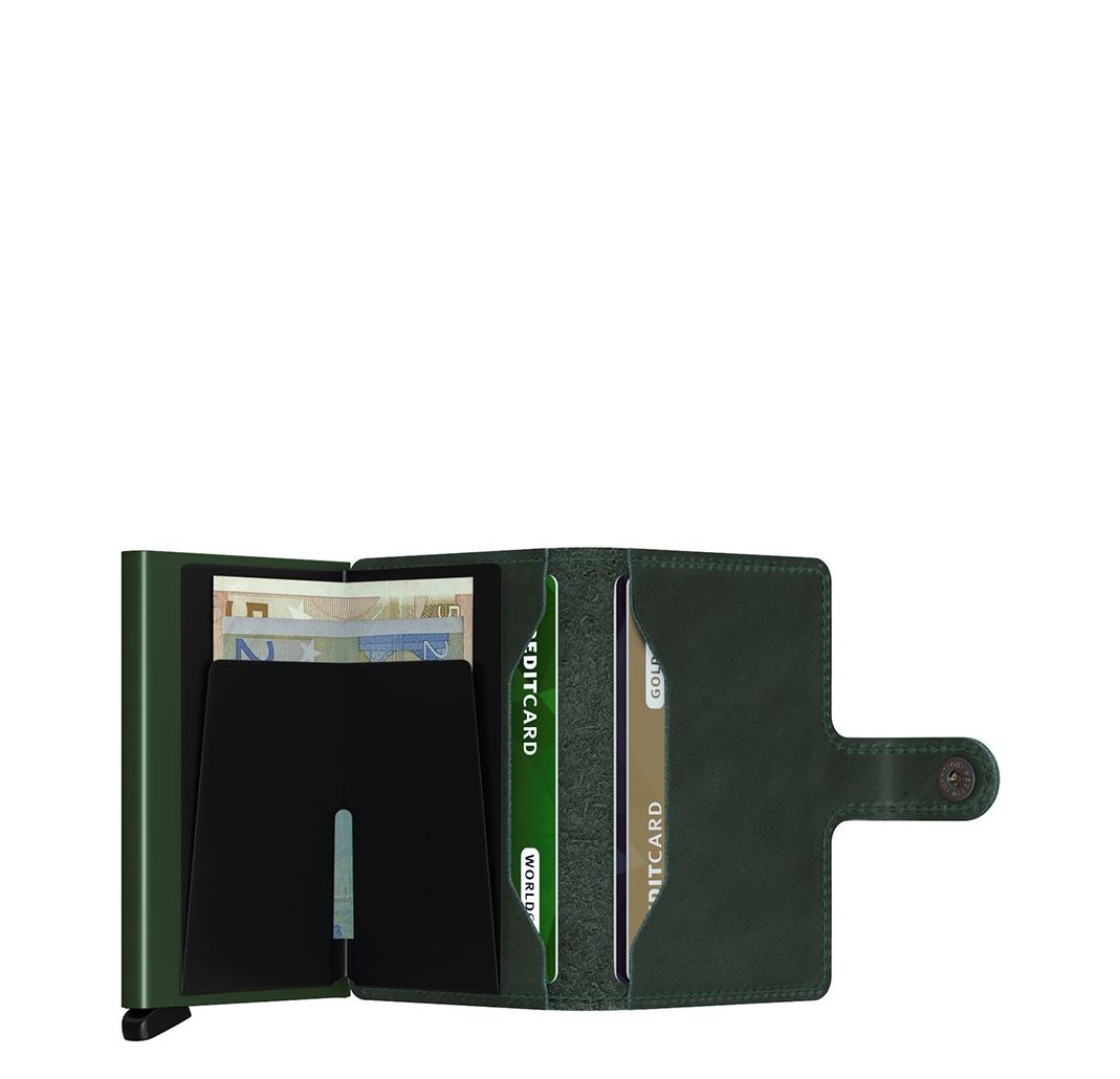 Secrid Miniwallet Portemonnee green