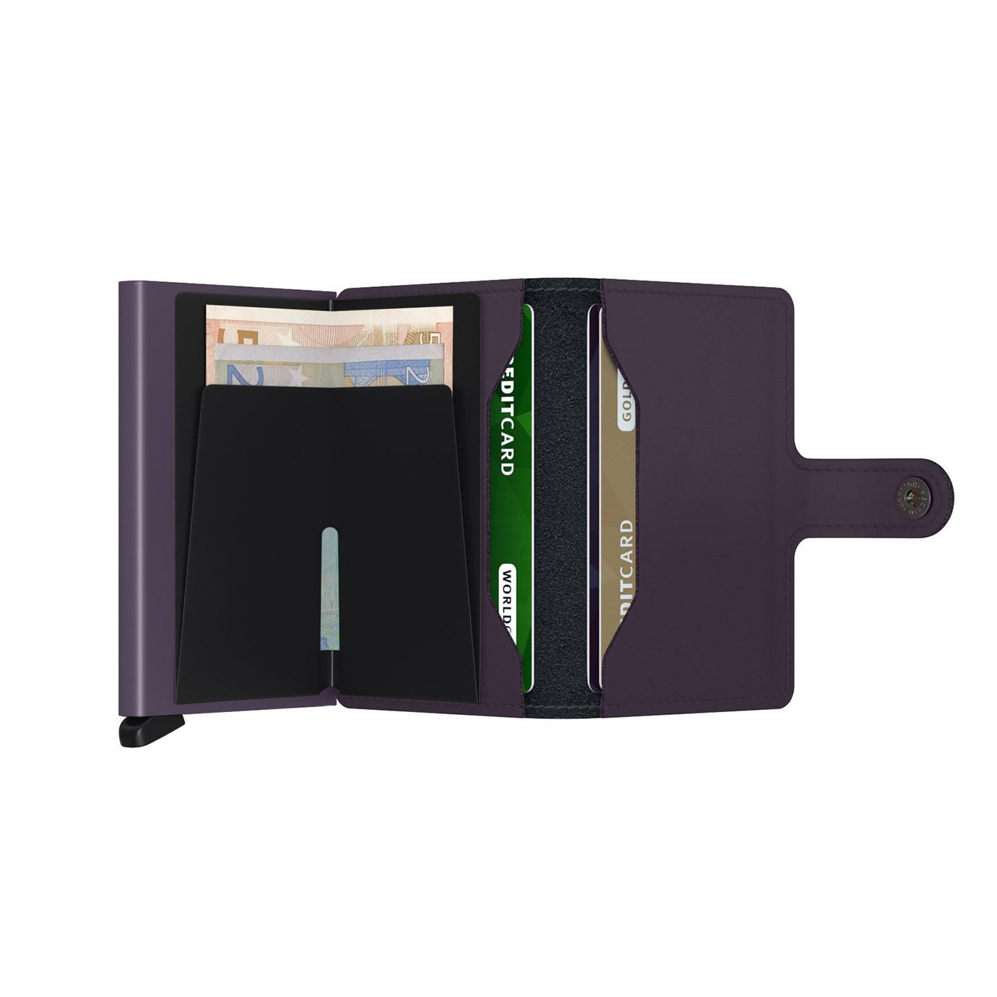 Secrid Miniwallet Portemonnee Matte dark purple