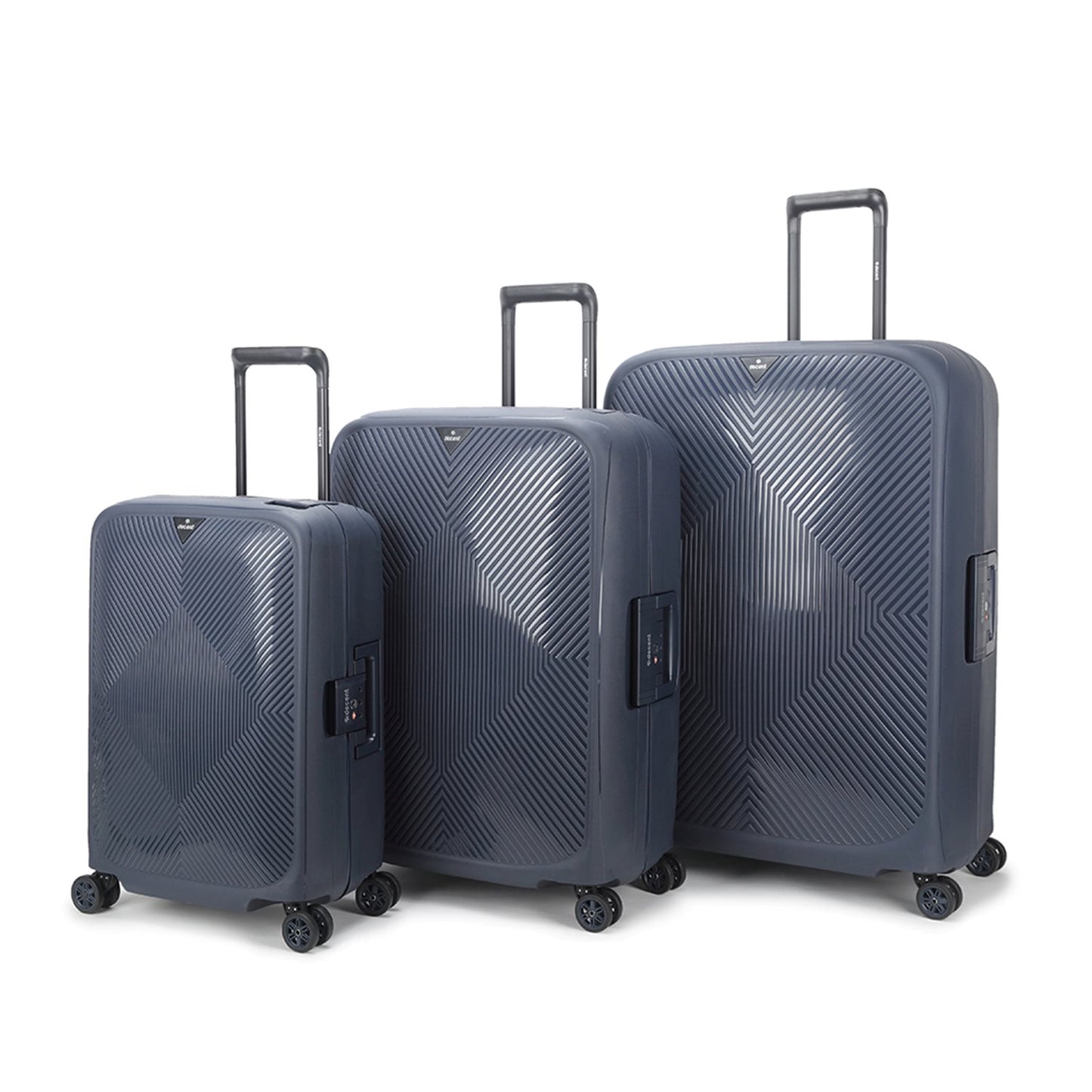 Decent Axiss-Fix 4 Wheel Trolley 68 dark blue