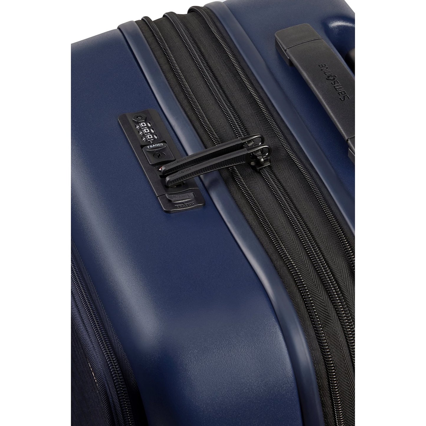 Samsonite Stackd Spinner 55 Exp Easy Access navy