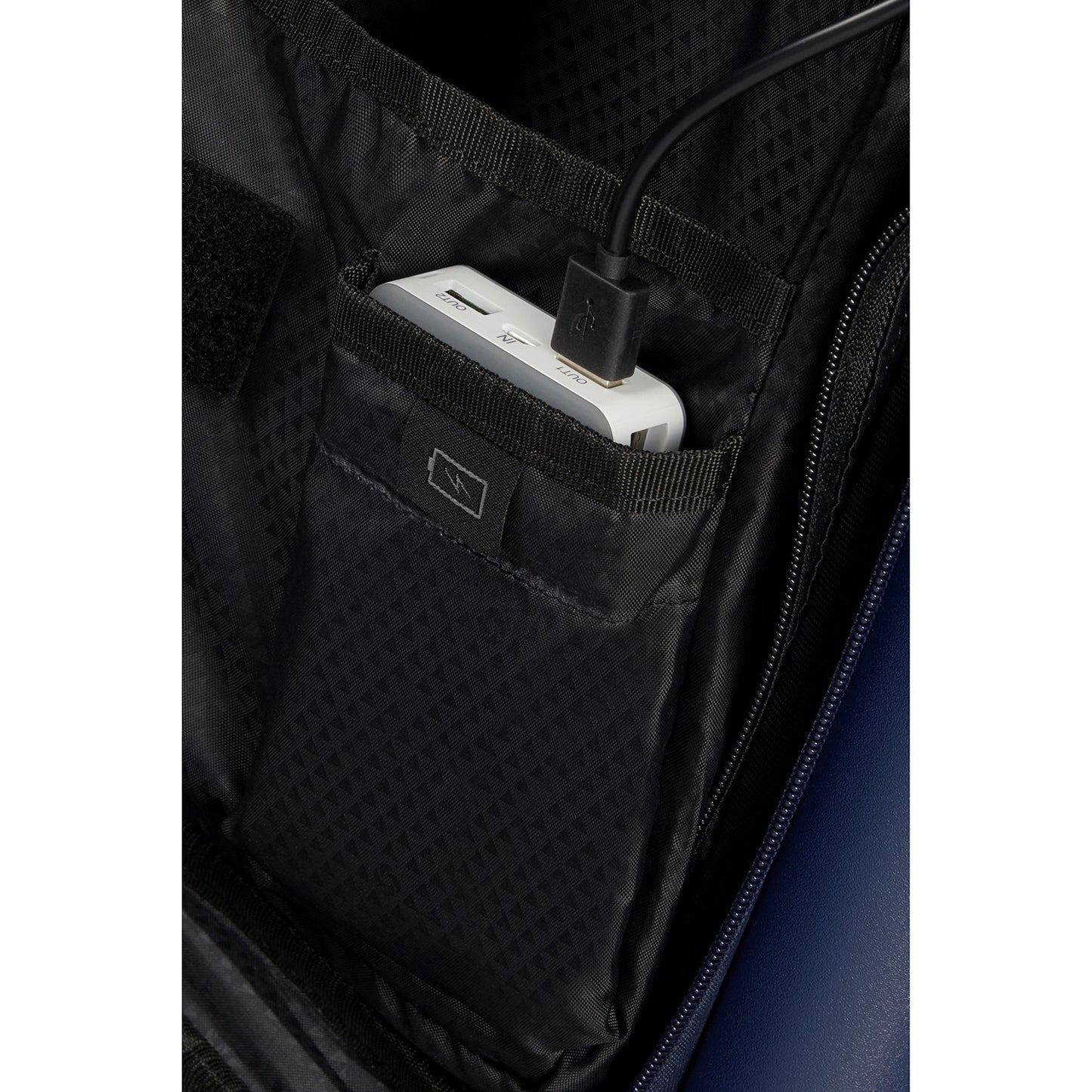Samsonite Stackd Spinner 55 Exp Easy Access navy