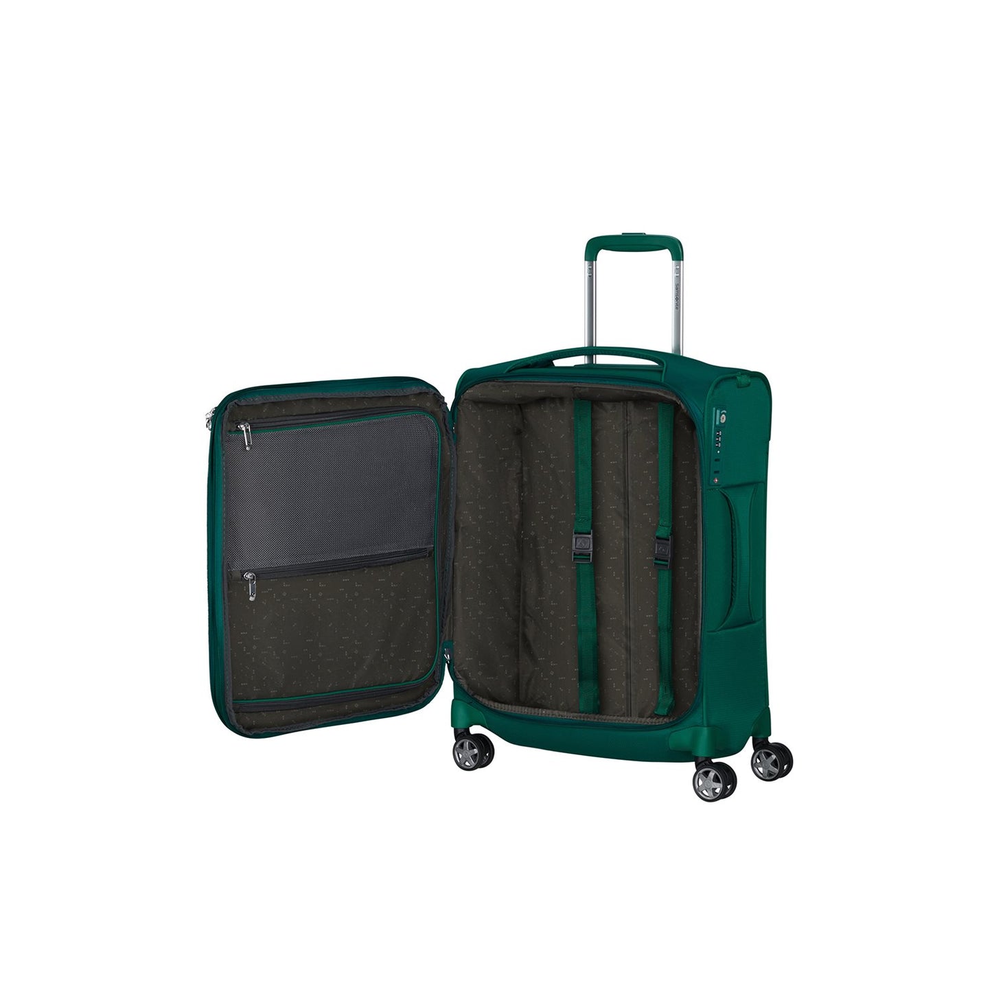 Samsonite D'Lite Spinner 55 Exp pine green