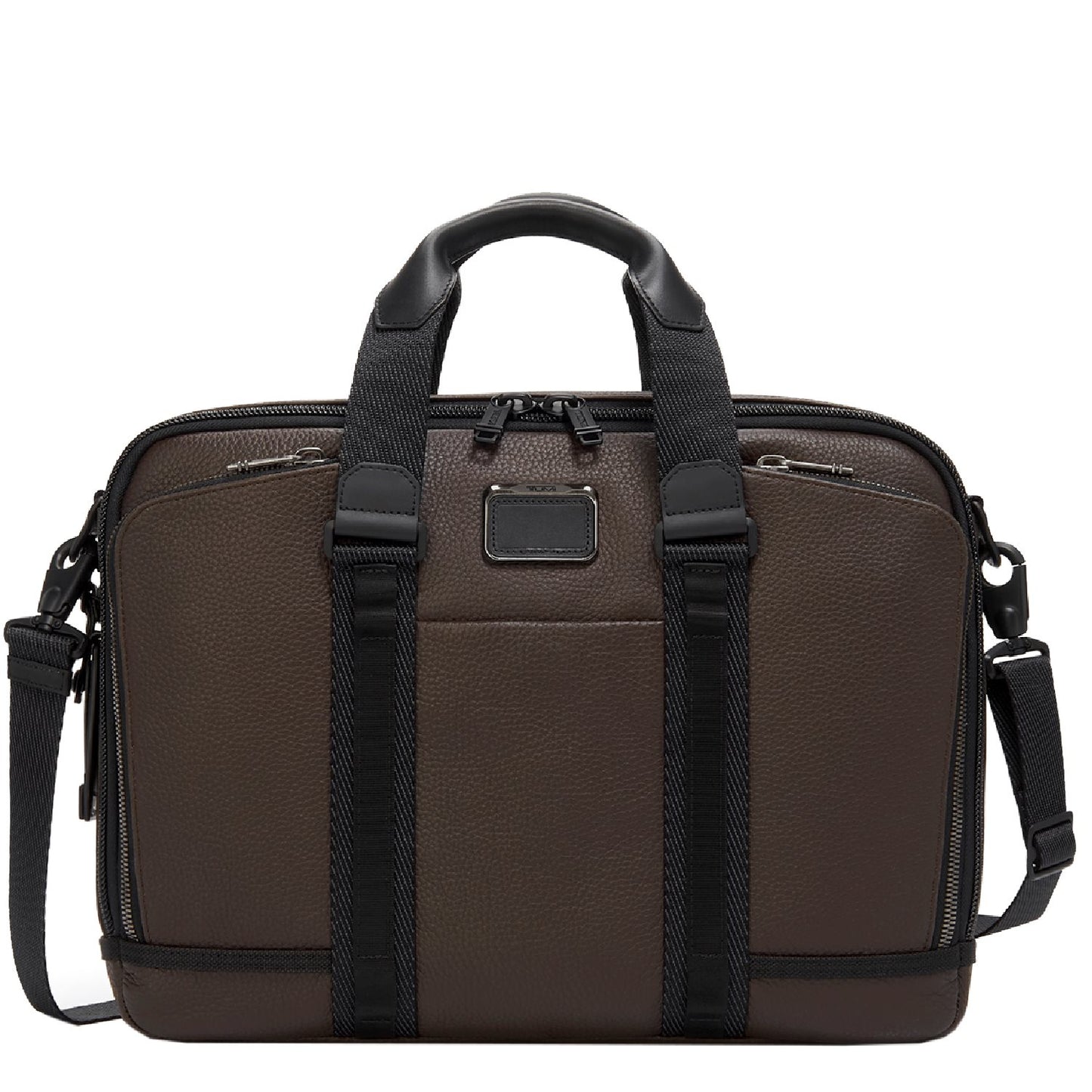TUMI Alpha Bravo Albany Advanced Brief dark brown
