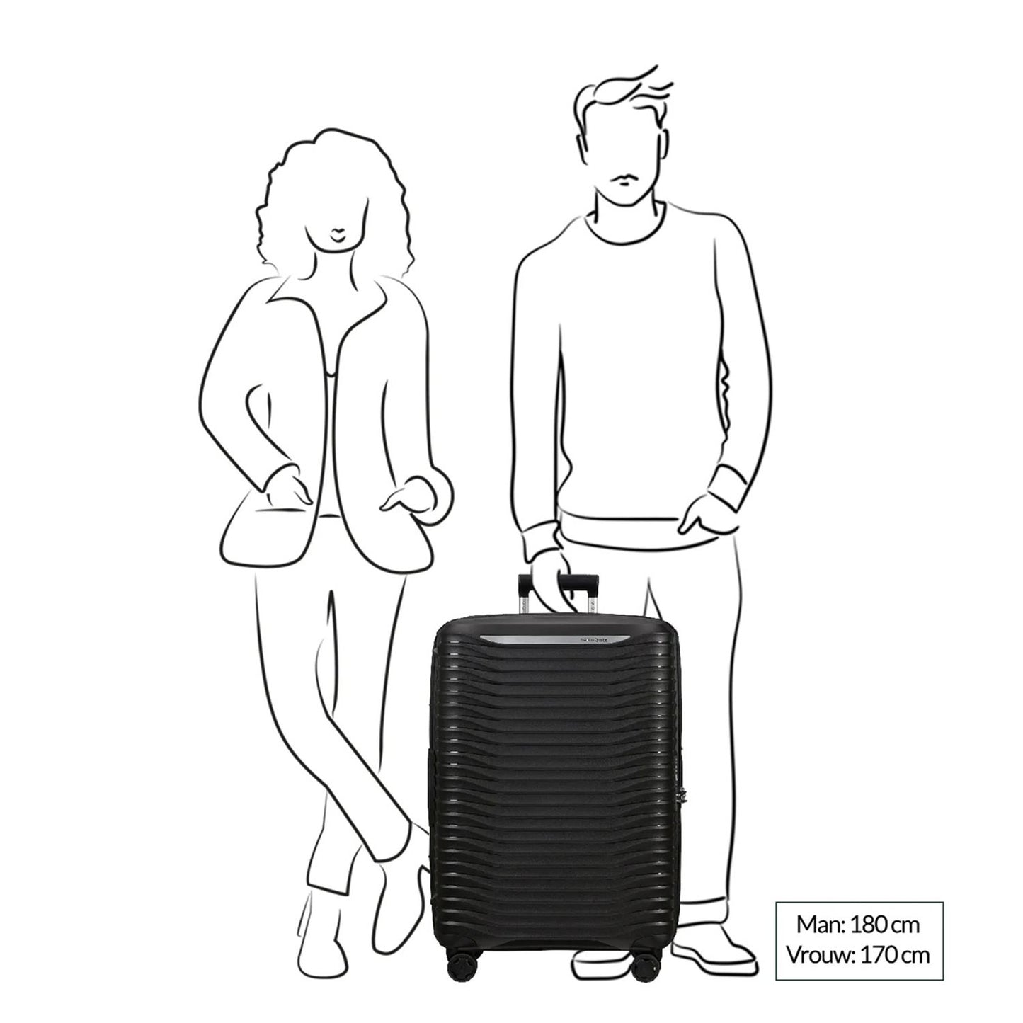 Samsonite Upscape Spinner 75 Exp nautical blue