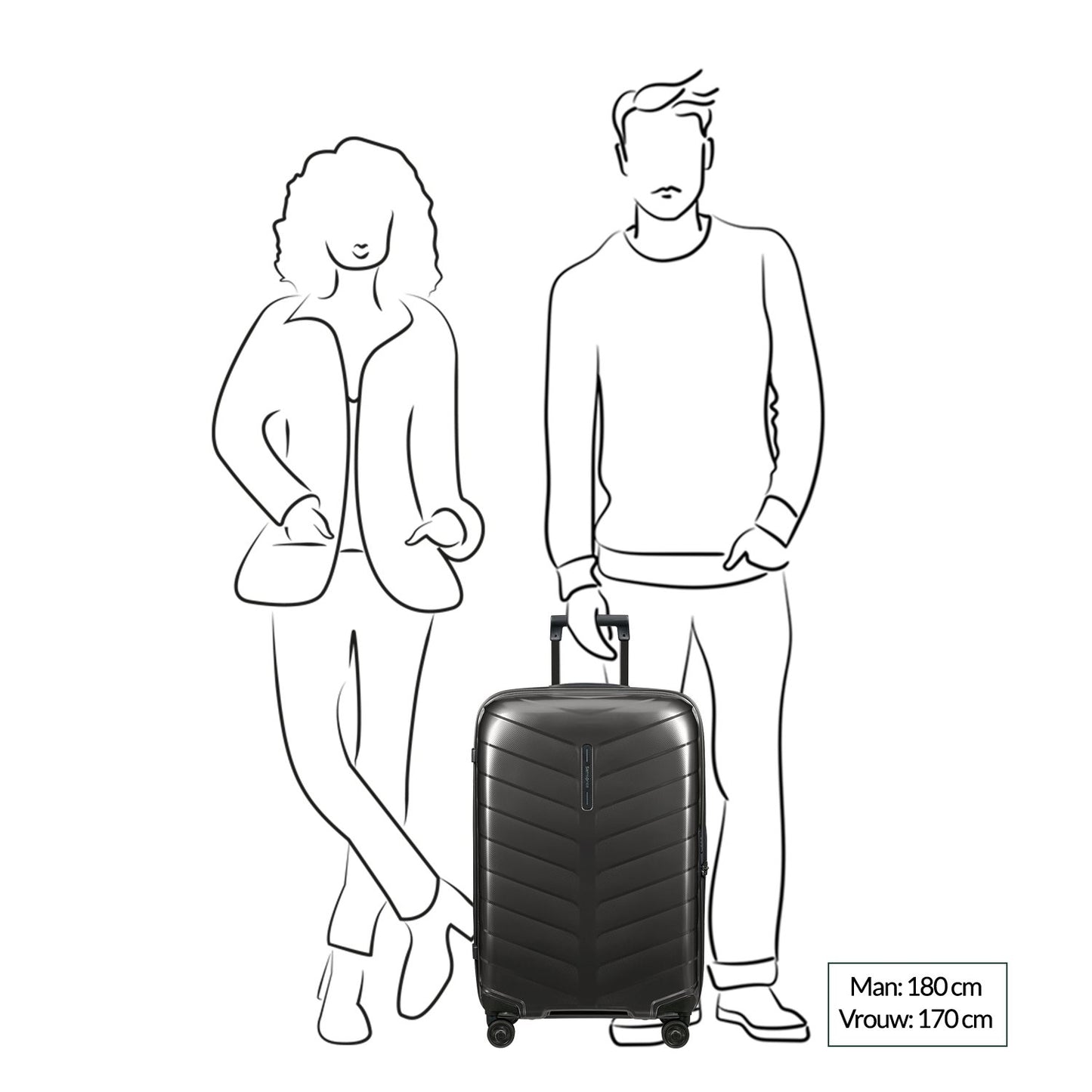 Samsonite Attrix Spinner 69 basil green