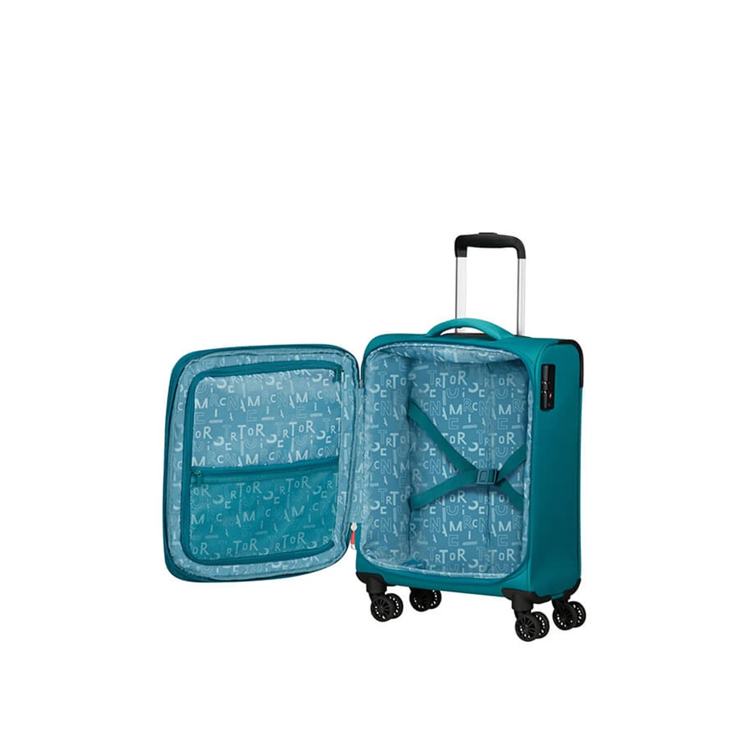 American Tourister Pulsonic Spinner 55 EXP stone teal
