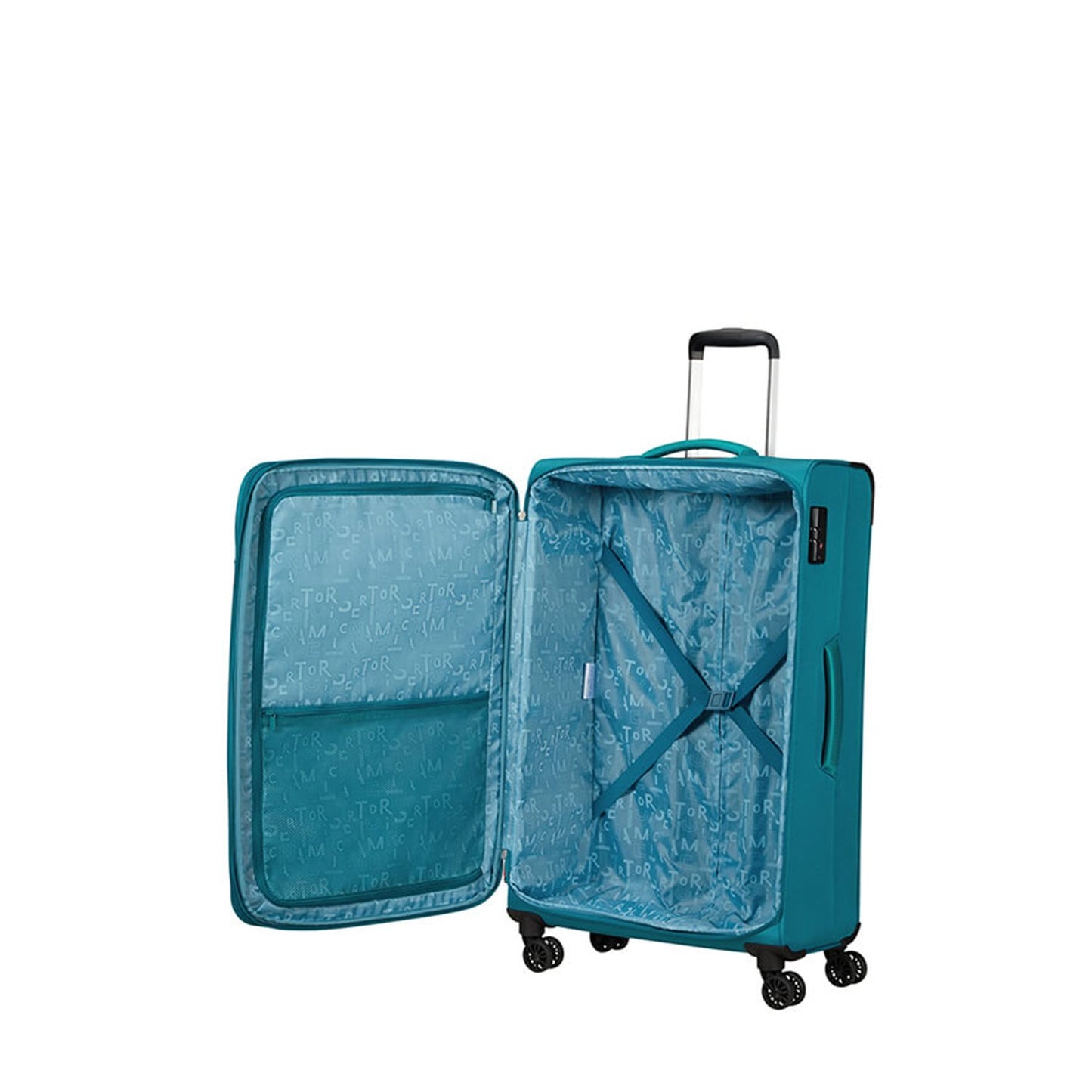 American Tourister Pulsonic Spinner 81 EXP stone teal