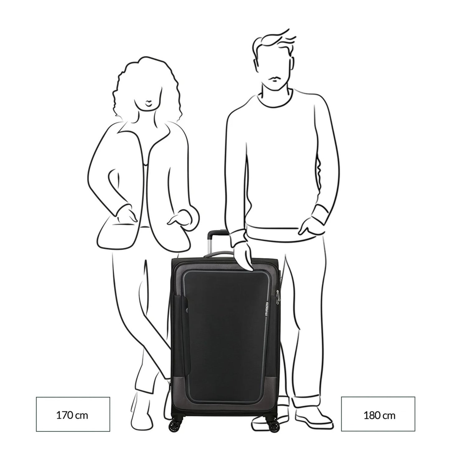 American Tourister Pulsonic Spinner 81 EXP coronet blue