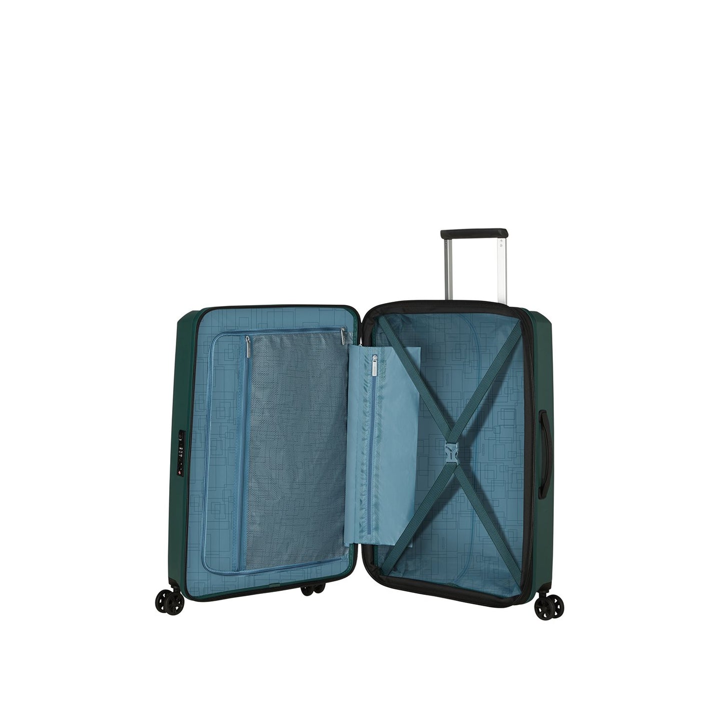 American Tourister Aerostep Spinner 67 Exp dark forest