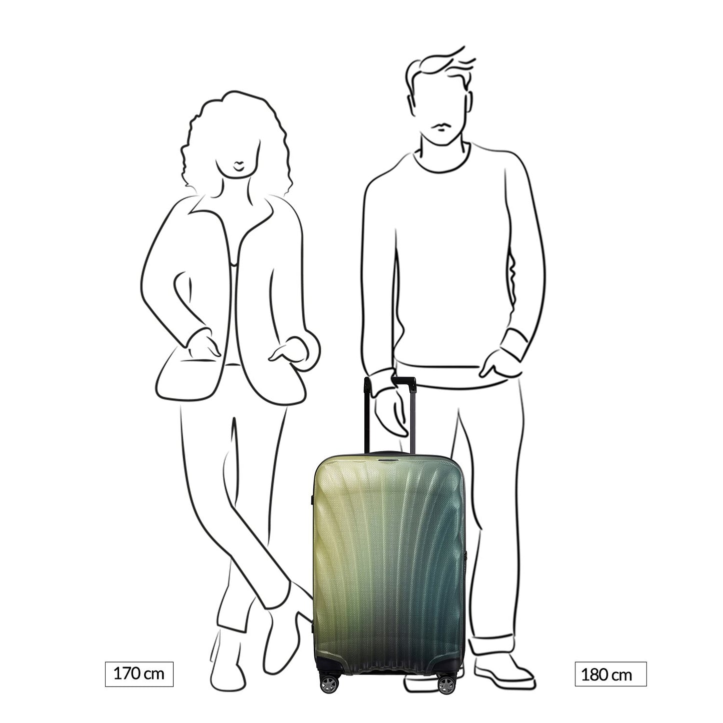 Samsonite C-Lite LTD Spinner 69 northern lights