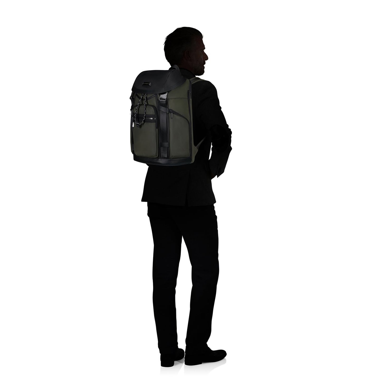 Samsonite Relyon Backpack M 15.6" + Flap green