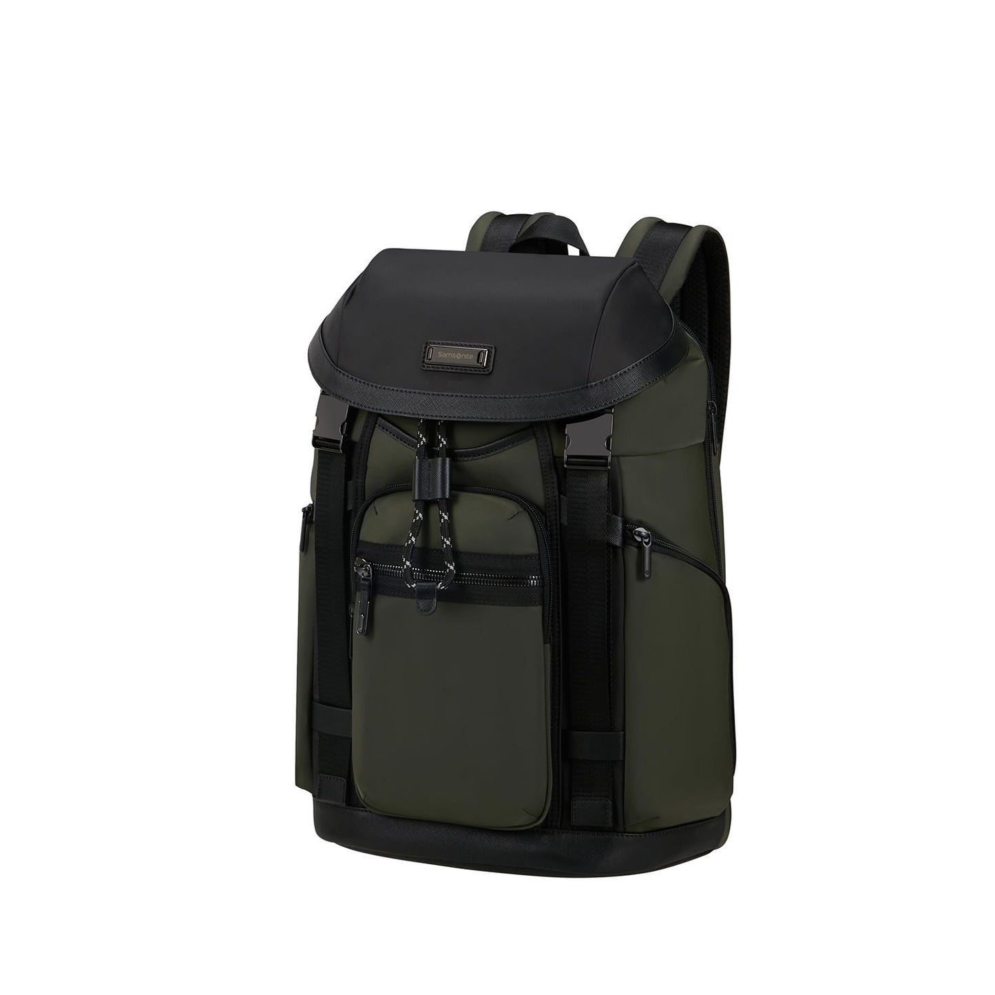 Samsonite Relyon Backpack M 15.6" + Flap green