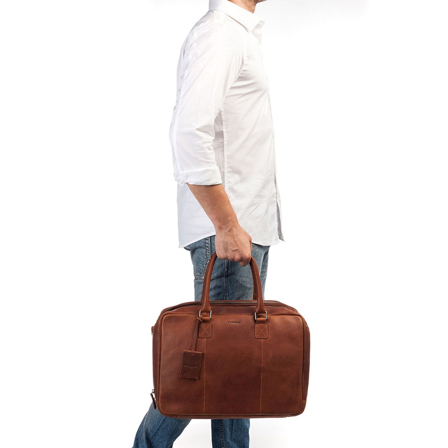 Burkely Antique Avery Worker 15.6" cognac