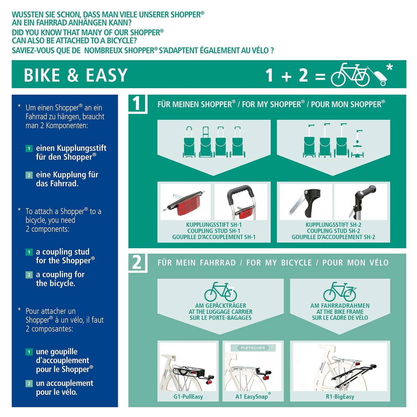 Andersen Royal Shopper Jella blue