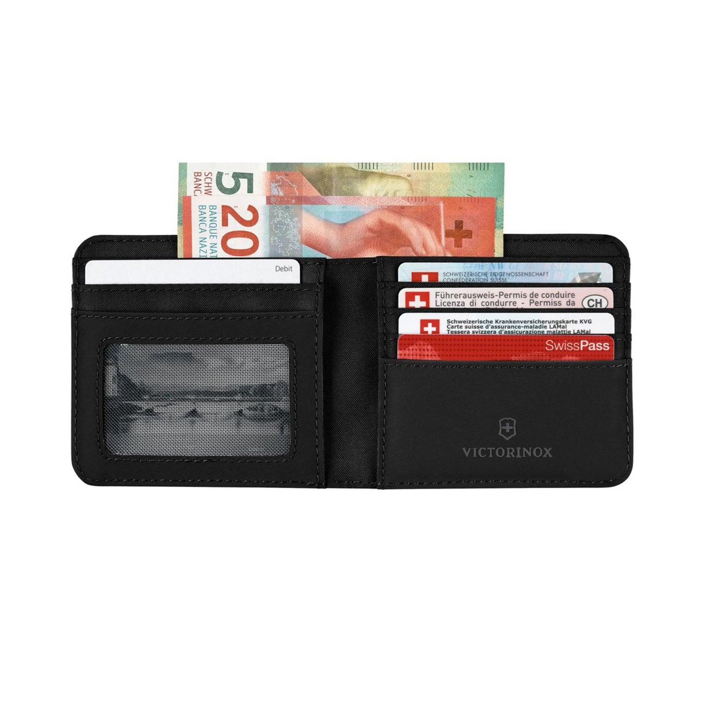 Victorinox Travel Essentials Bi-Fold Wallet black