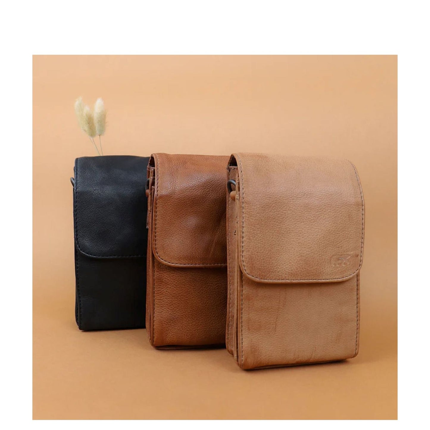 Bear Design Robbie Shoulderbag cognac