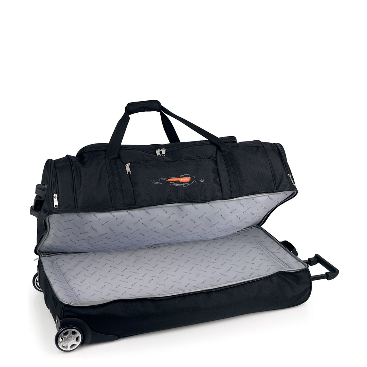Gabol Week Eco Extra Large Wheel Bag 2 Comp. Black