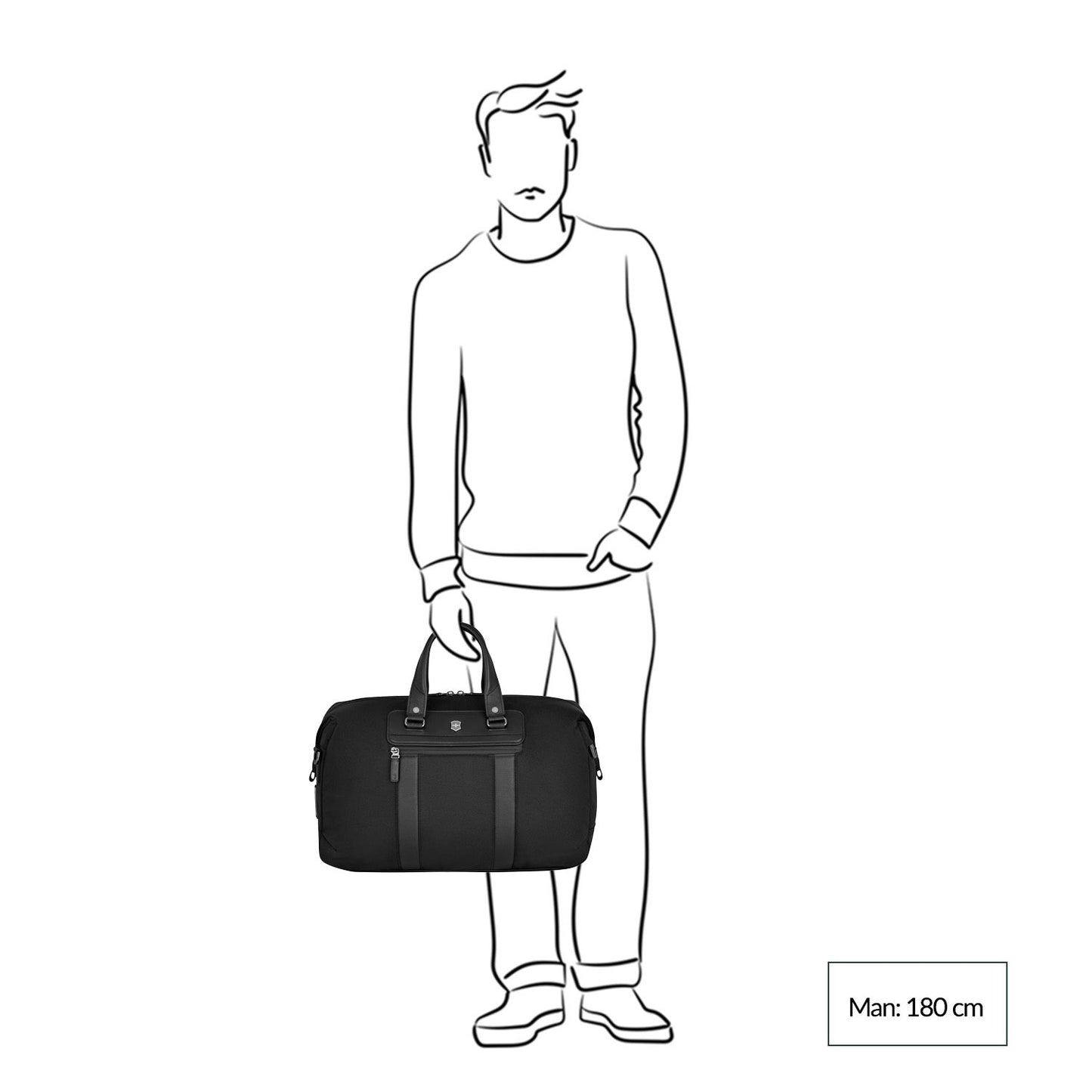 Victorinox Architecture Urban2 Compact Weekender Ballistic Nylon black