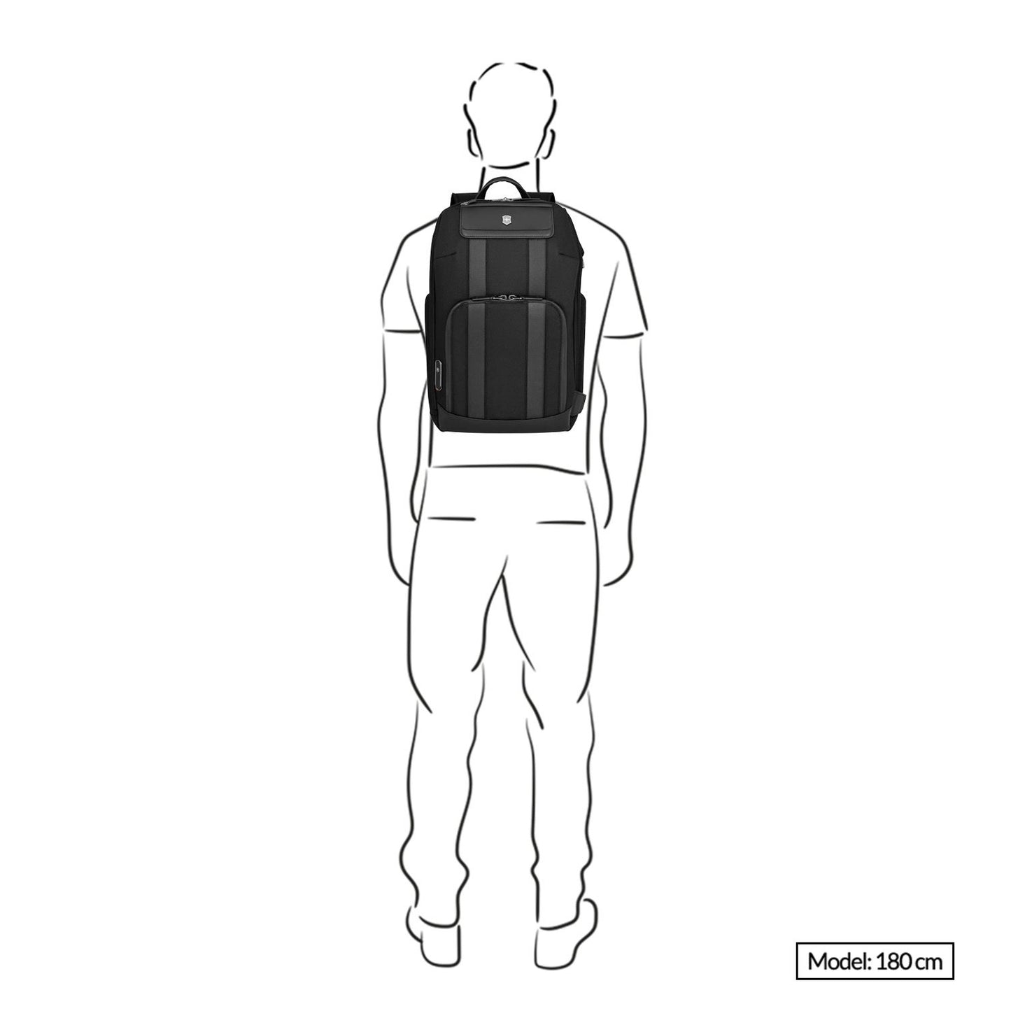 Victorinox Architecture Urban2 Deluxe Backpack Ballistic Nylon black