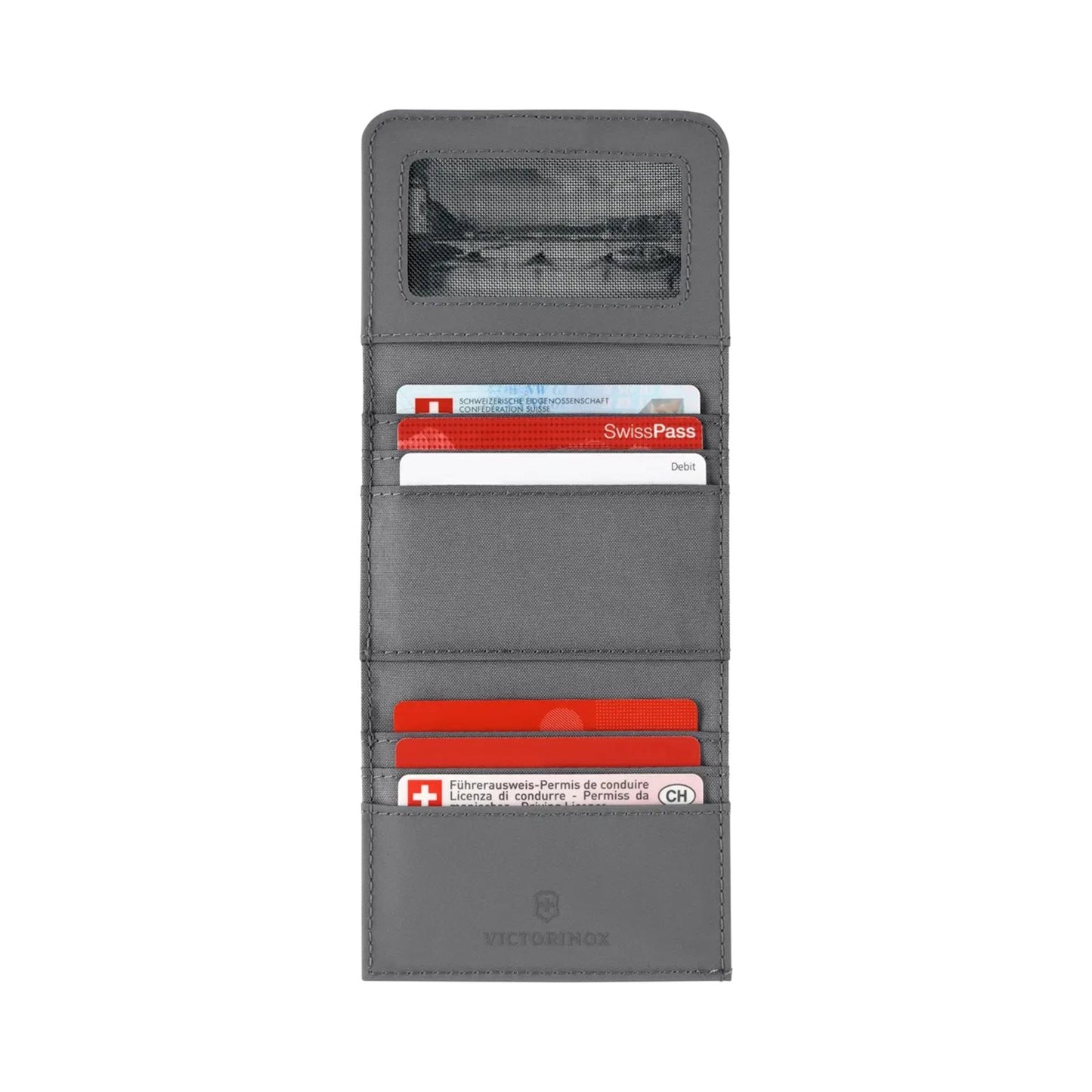 Victorinox Travel Essentials Tri-Fold Wallet frost gray