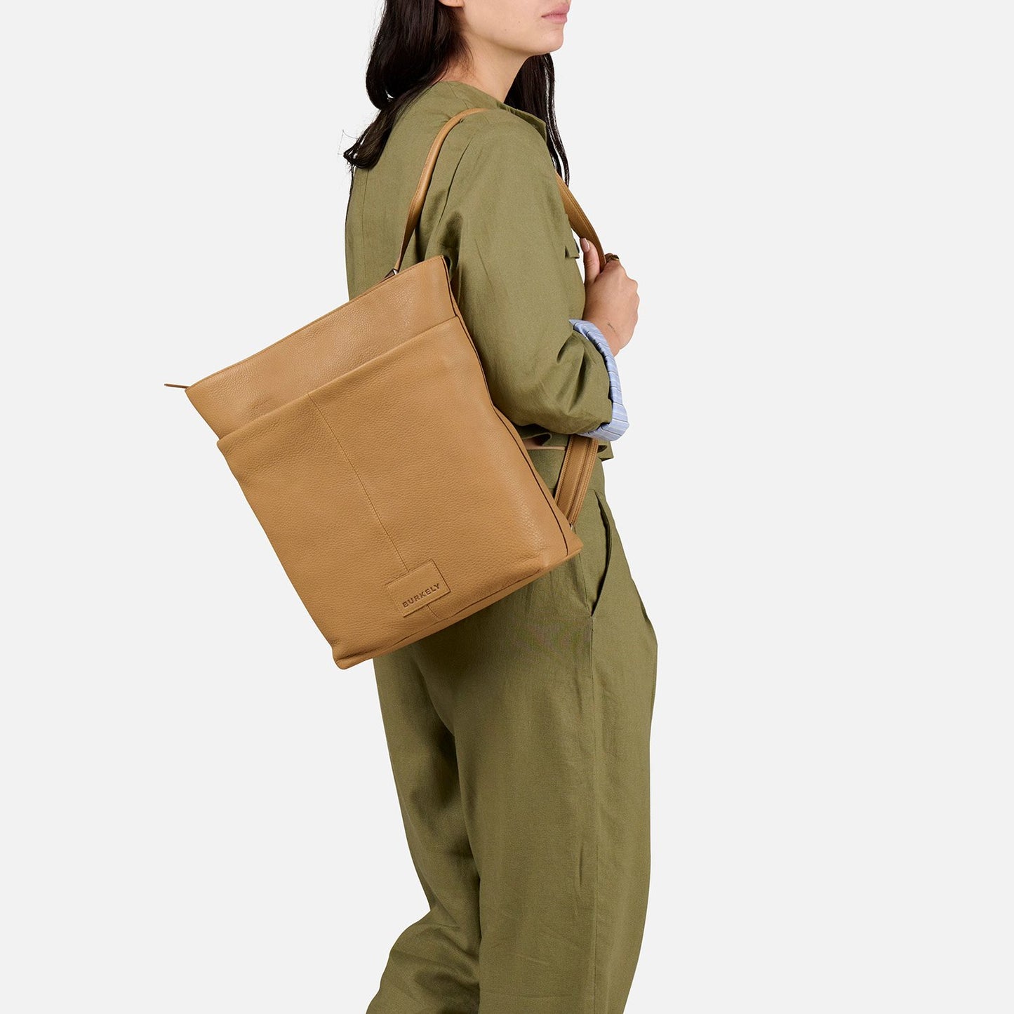Burkely Soft Skylar Backpack Shopper 14" natural nude