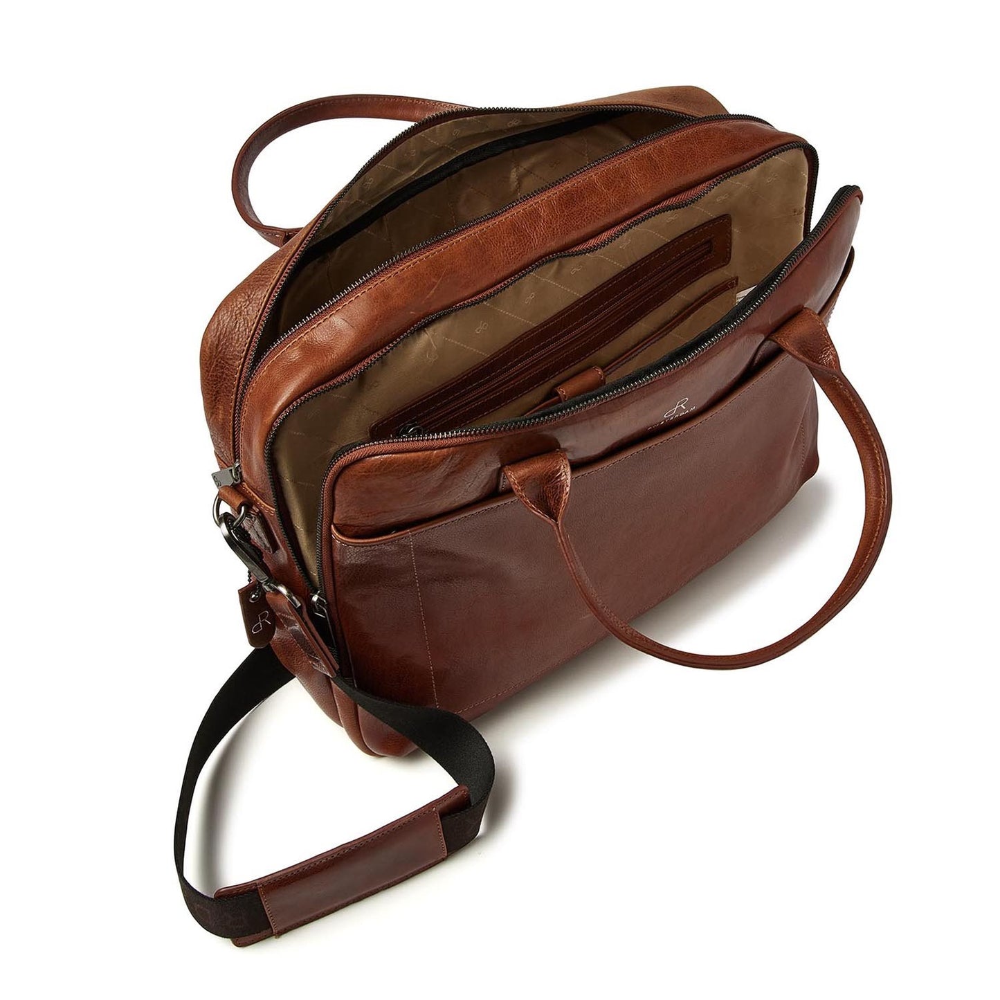 dR Amsterdam Elevate Workbag cognac
