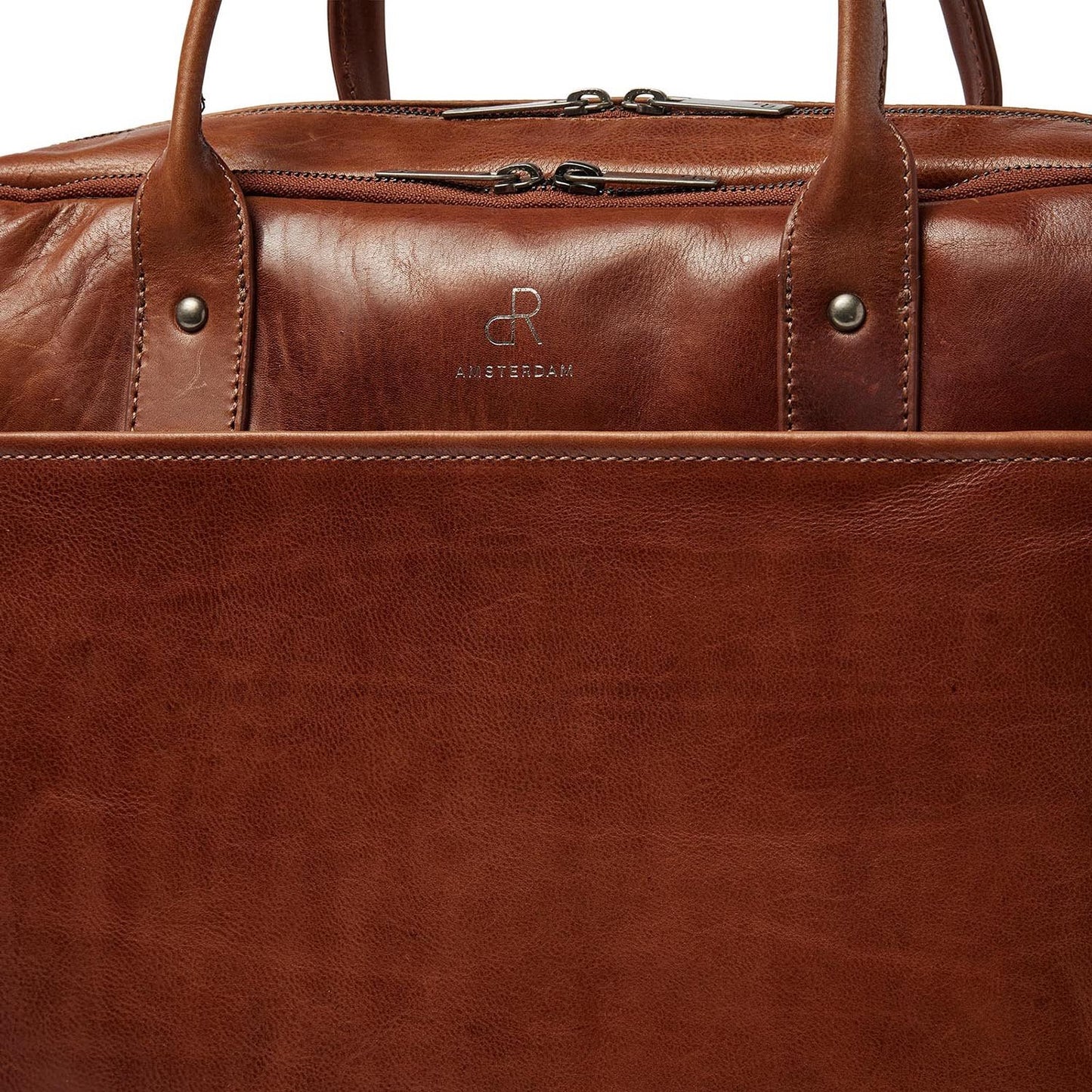 dR Amsterdam Elevate Workbag cognac