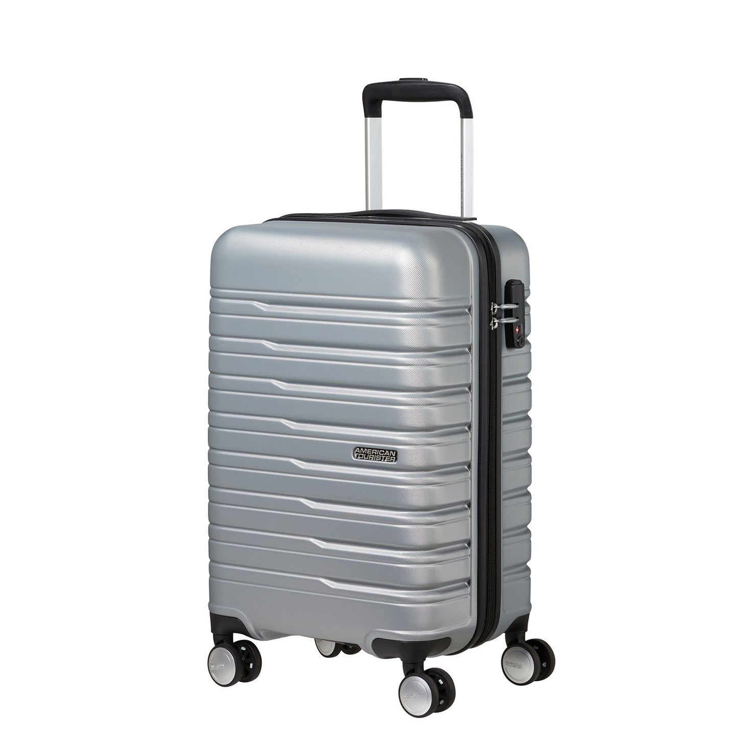 American Tourister Flashline Spin. 55/20 Cabin Trolley sky silver