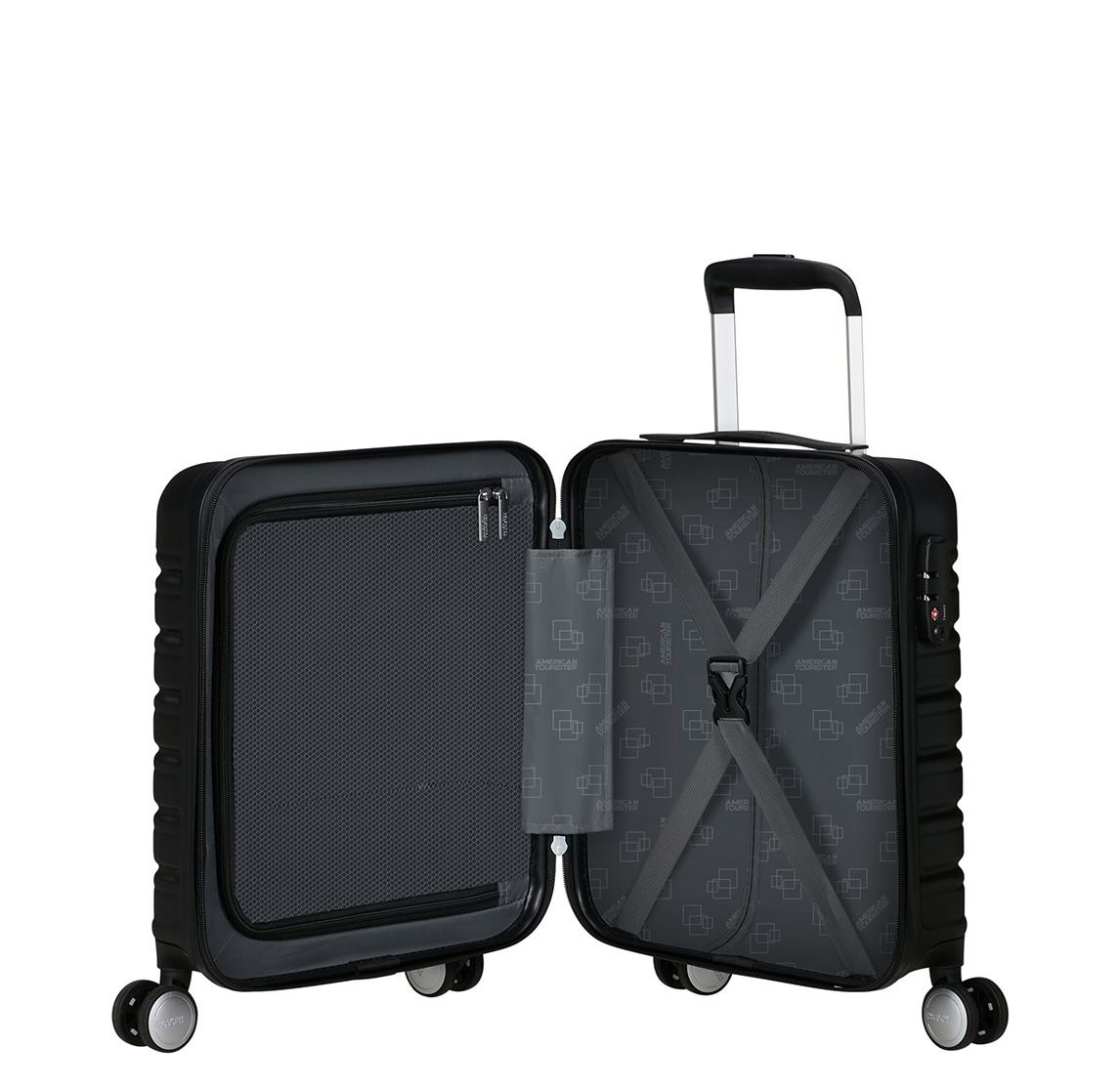 American Tourister Flashline Spinner Underseater shadow black