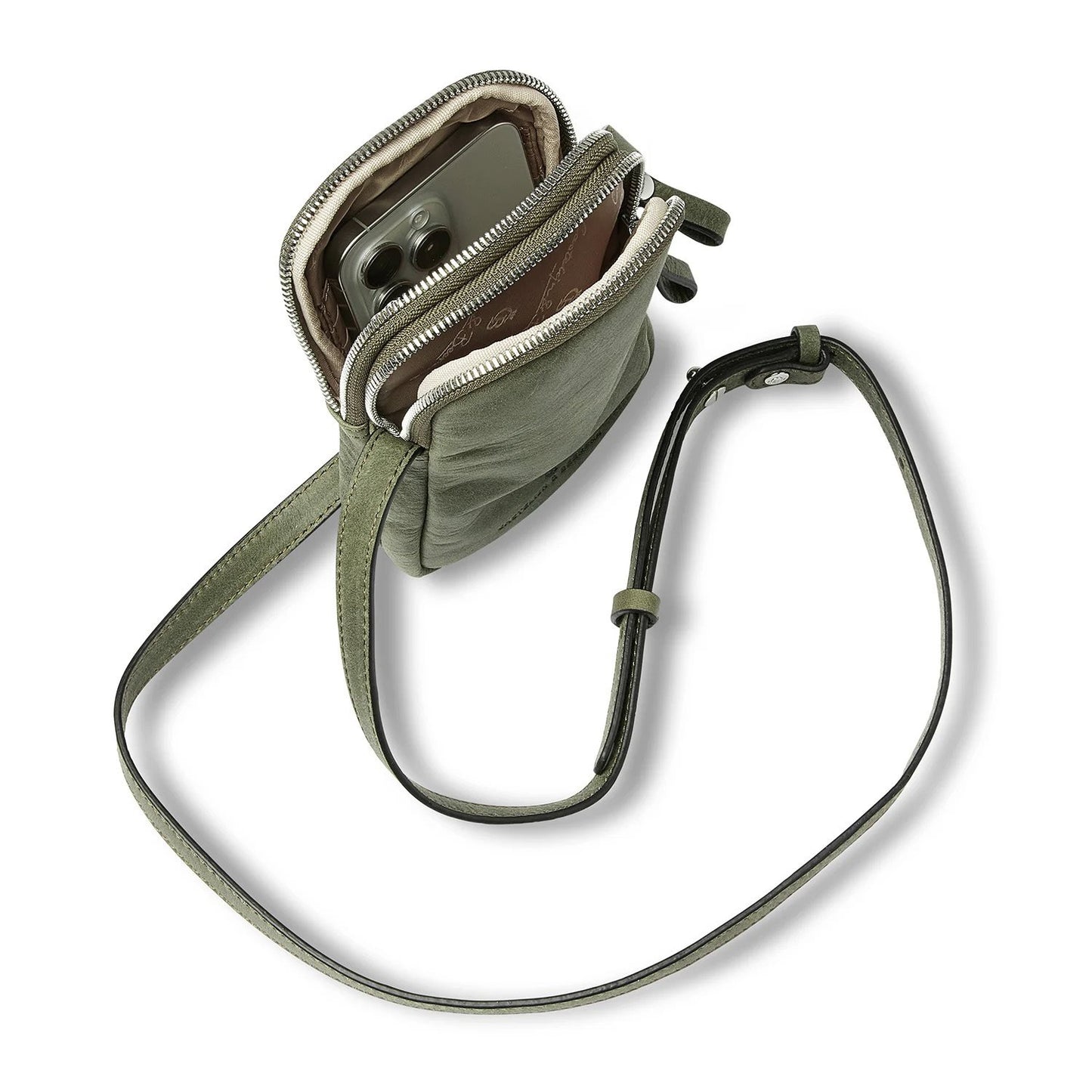 Castelijn & Beerens Carisma Phone Crossbody green