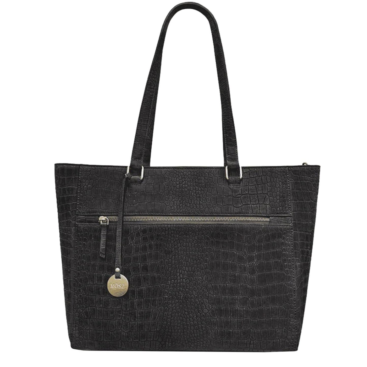 MÔSZ Viona Croco Laptop bag 15.6" black