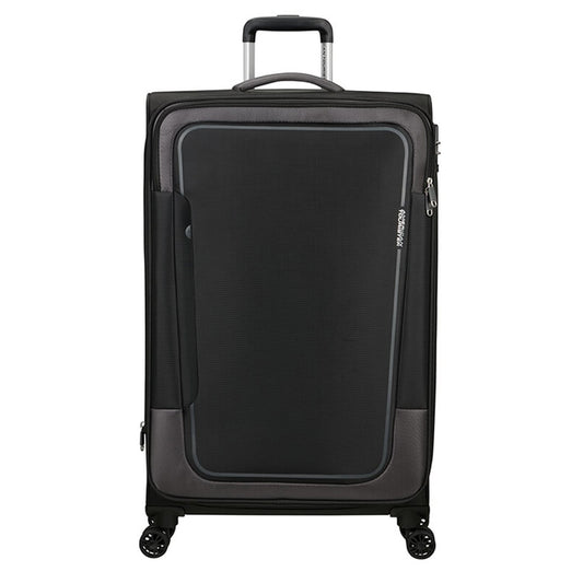 American Tourister Pulsonic Spinner 81 EXP asphalt black