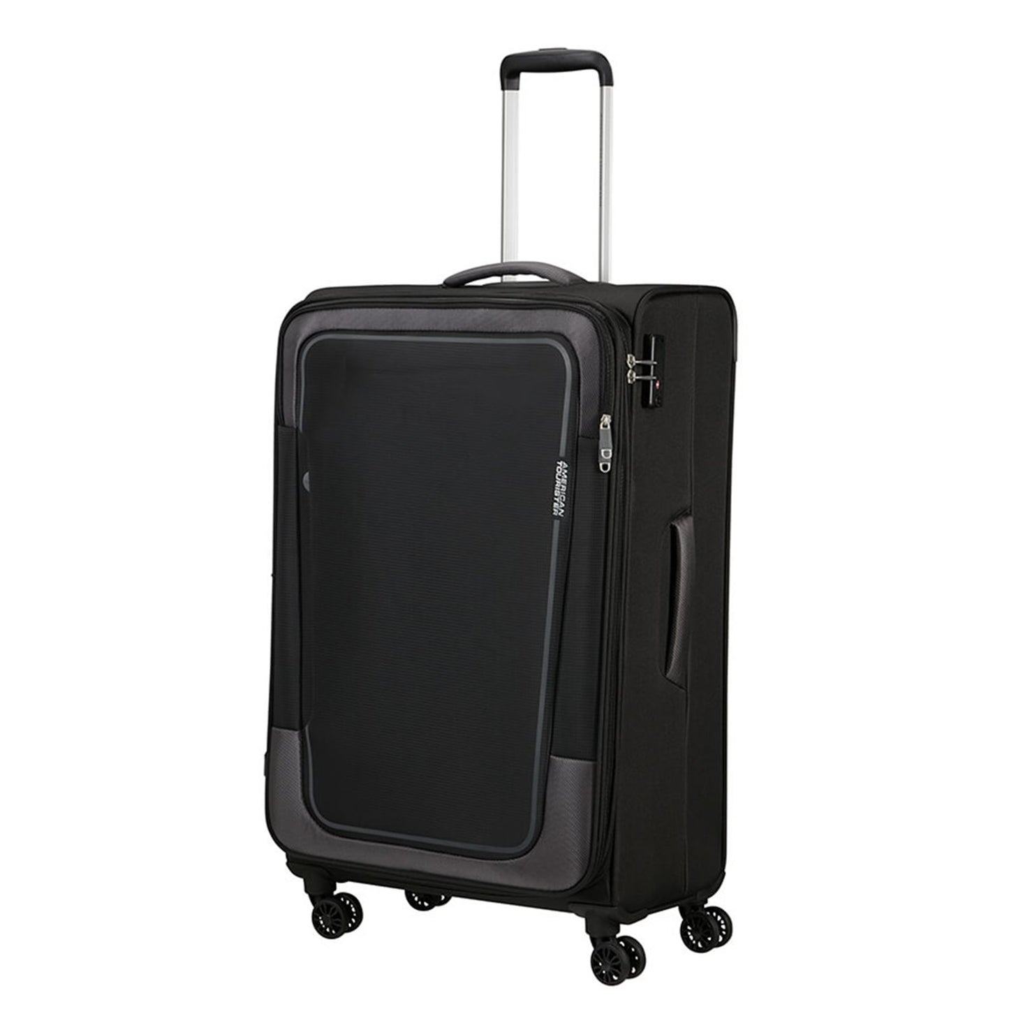 American Tourister Pulsonic Spinner 81 EXP asphalt black
