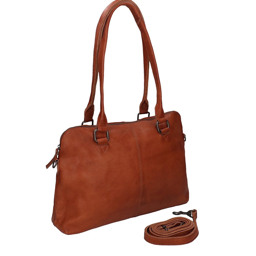 Bear Design Bona Shoulder Bag Cognac
