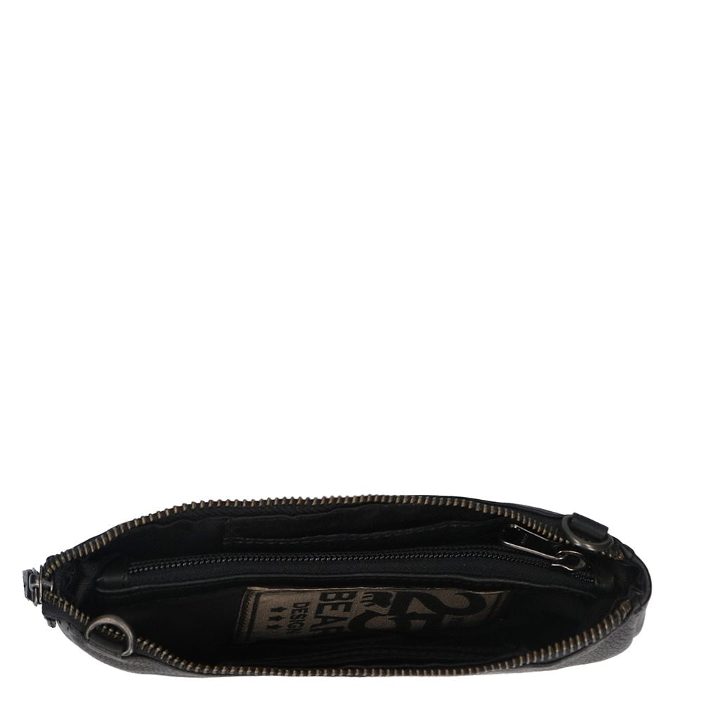 Bear Design Callisto Pelle Martina Clutch black