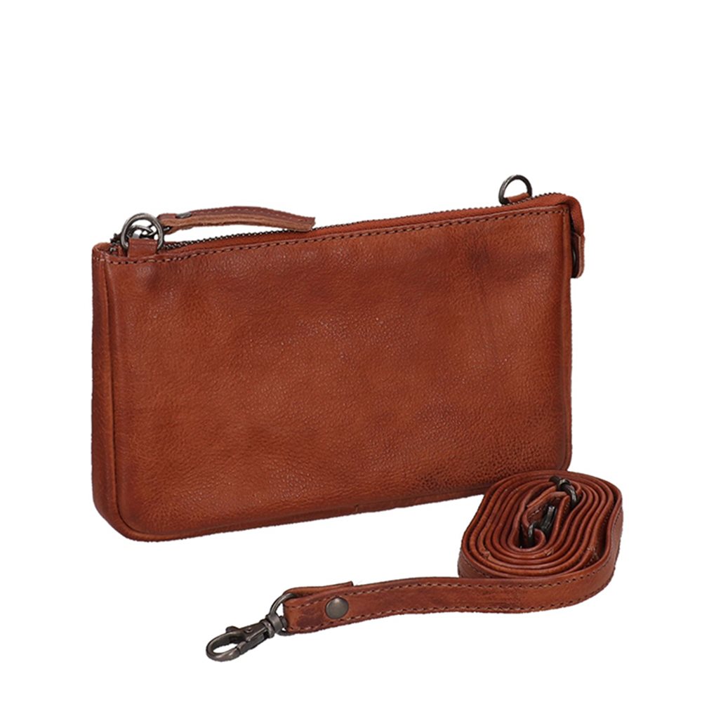 Bear Design Callisto Pelle Martina Clutch cognac
