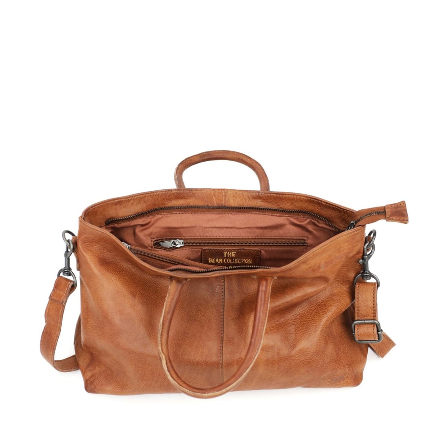 Bear Design Zavia Schoudertas cognac
