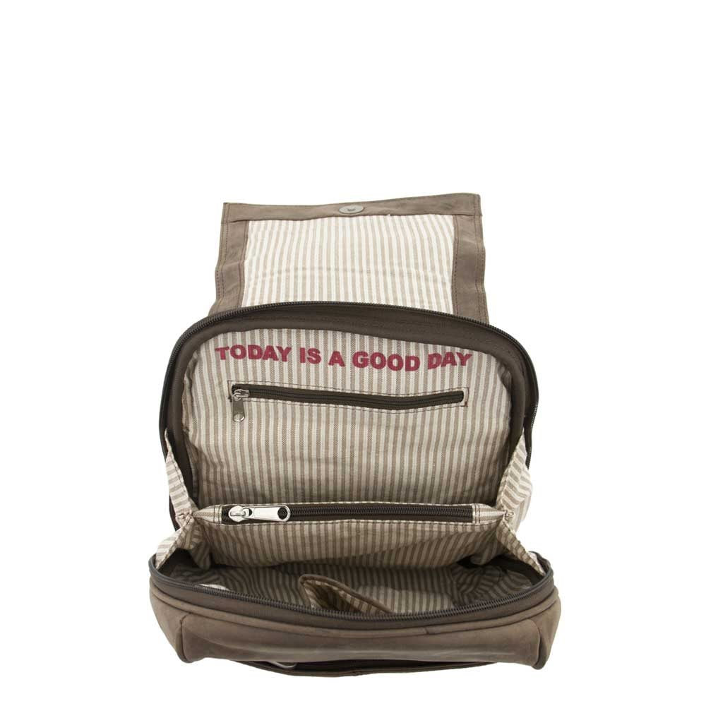 Bear Design Dark Nature Rugtas brown