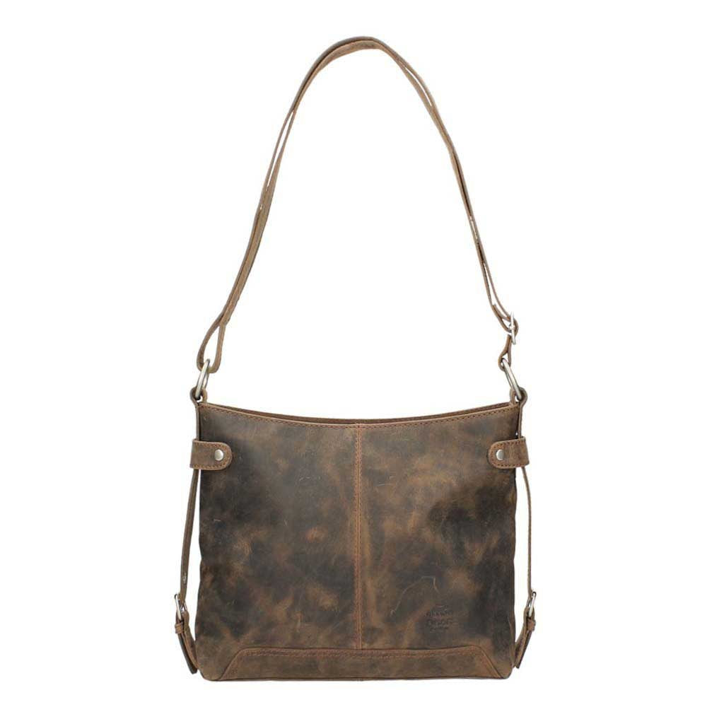 Bear Design Dark Nature Schoudertas brown