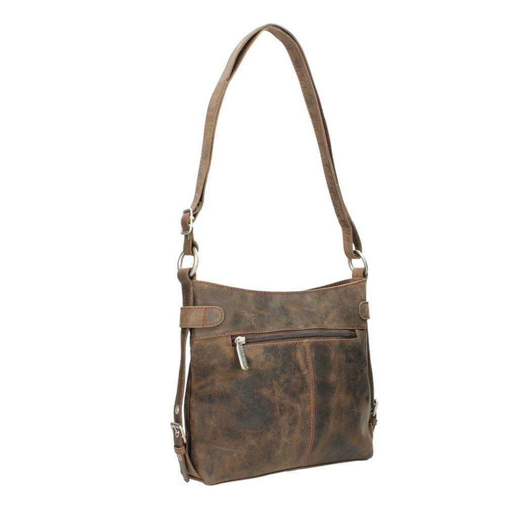 Bear Design Dark Nature Schoudertas brown