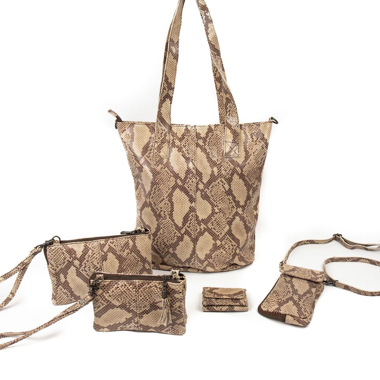 Bear Design Umi Schoudertas Snake brown