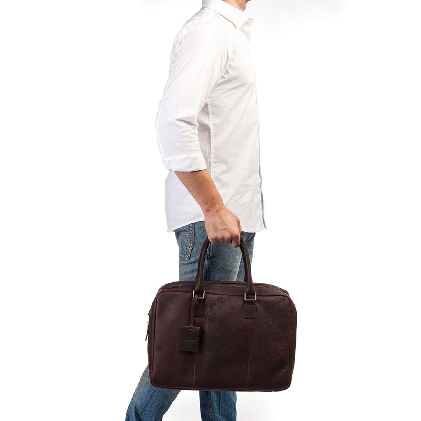 Burkely Antique Avery Worker 15.6" brown