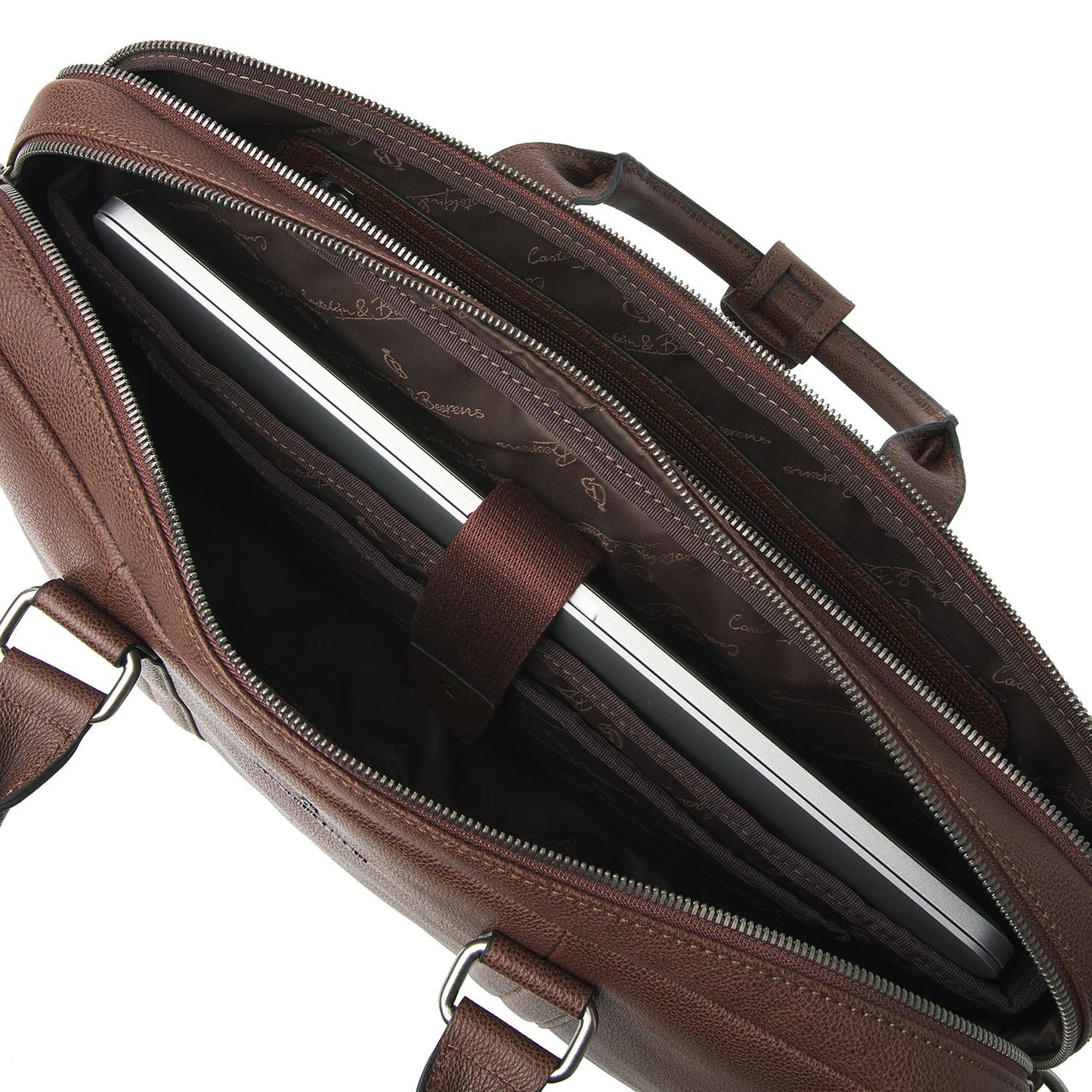 Castelijn & Beerens Martin Laptoptas 15.6" darkbrown