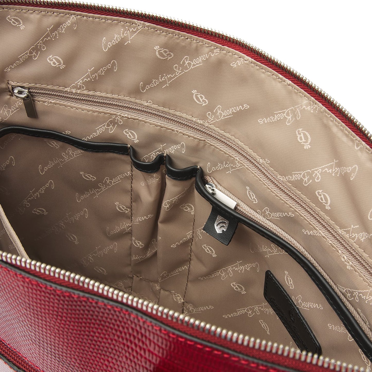 Castelijn & Beerens Donna Vera Schoudertas 15.6" RFID rood