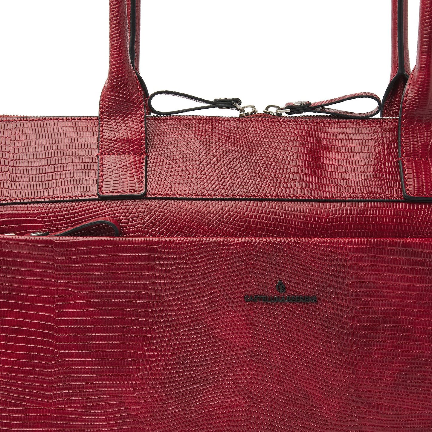 Castelijn & Beerens Donna Vera Schoudertas 15.6" RFID rood