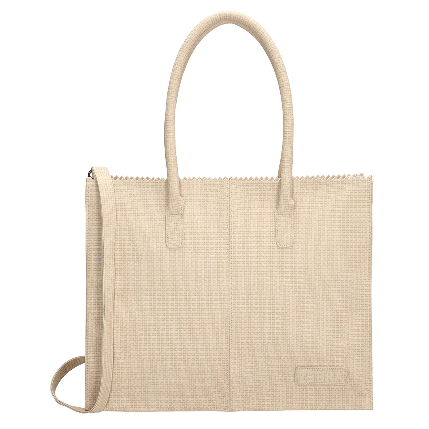 Zebra Trends Linne Handtas beige