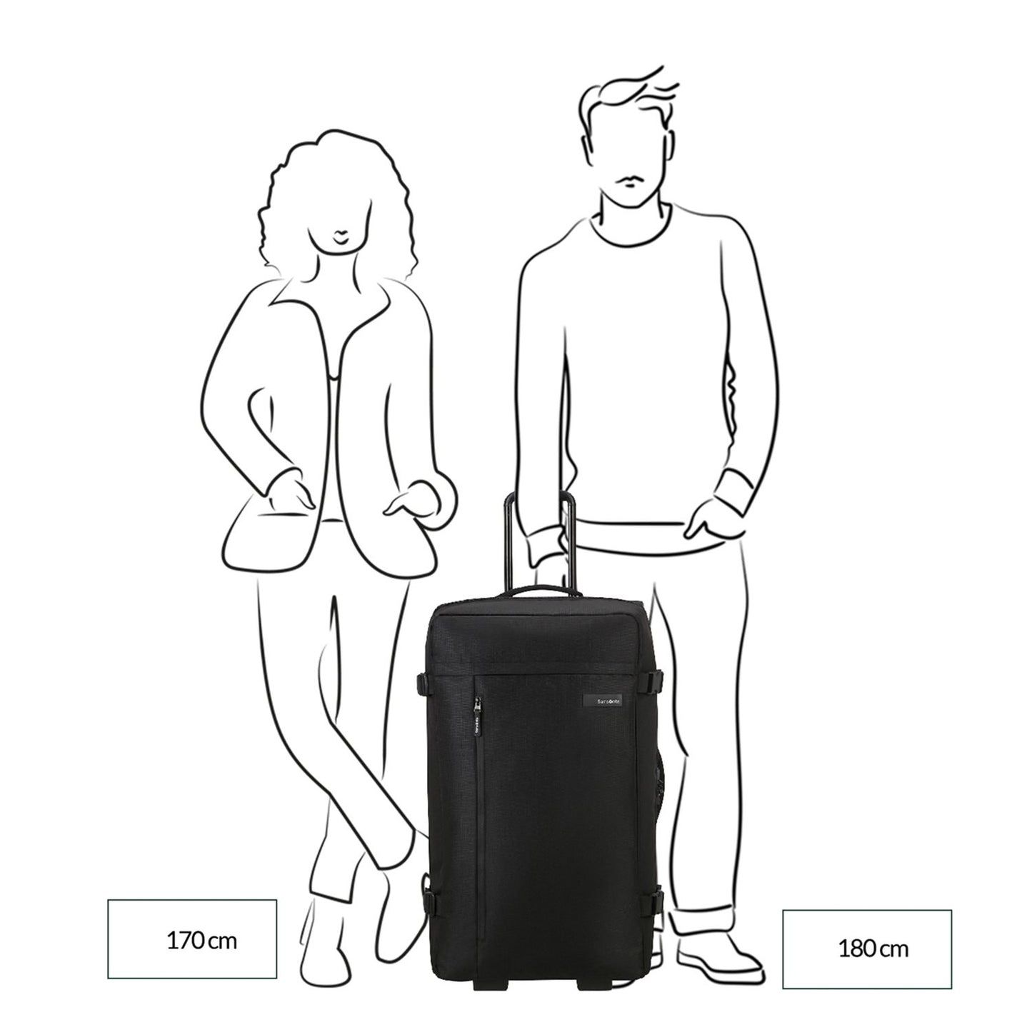 Samsonite Roader Duffle/Wheels 79 dark blue
